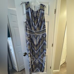 Long pattern dress